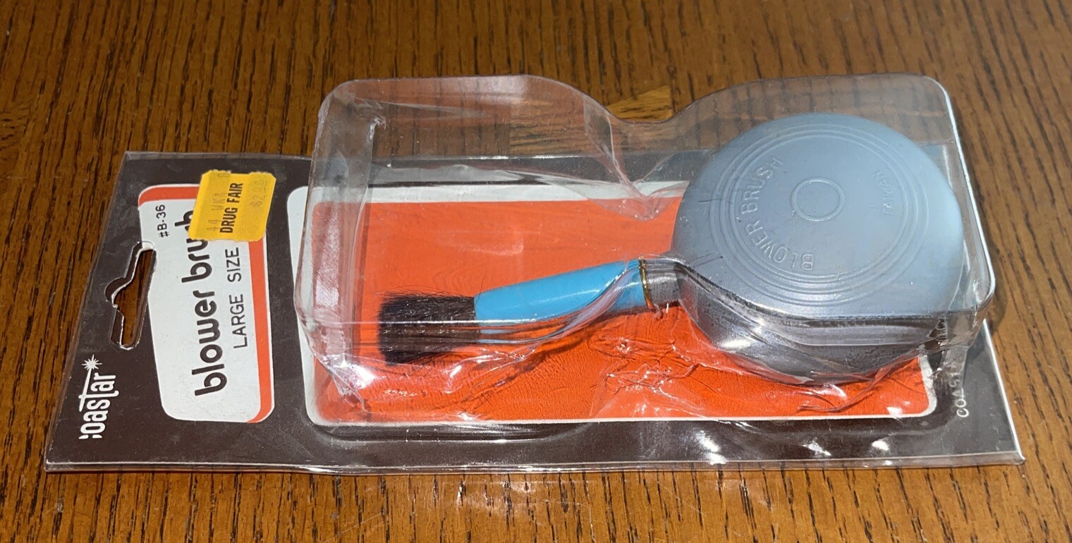Coastar Vintage Blower Brush Large Size #B-36 Original Packaging