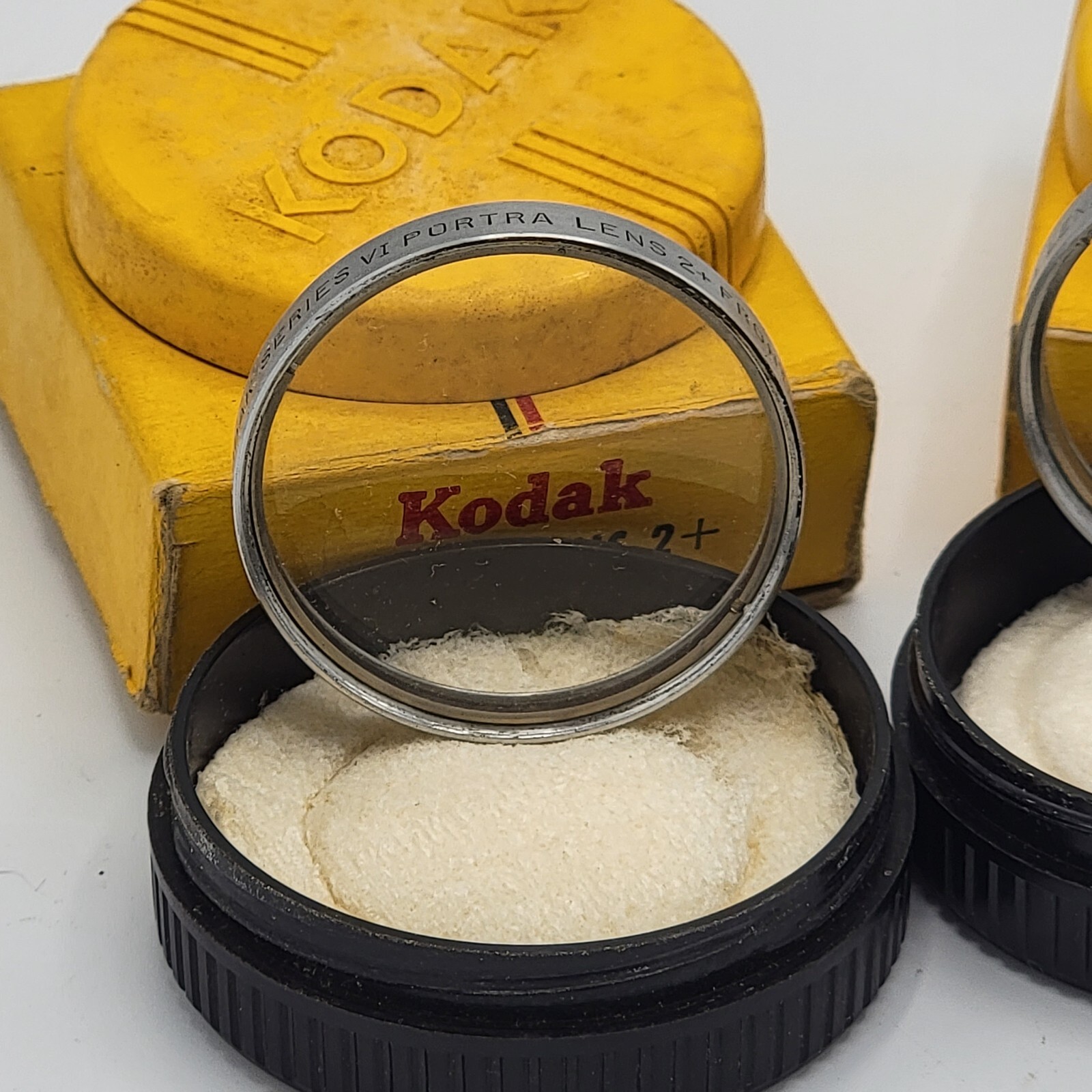 Kodak Series VI Portra Lens Lot of 4, includes Lens, Plastic Cases & Boxes READ