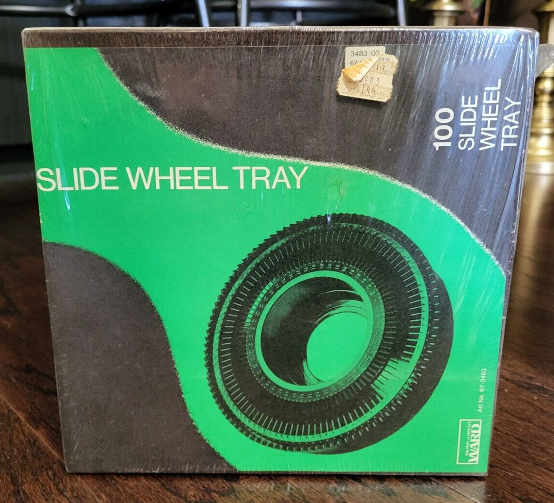 Vintage Empty 35mm Sears Easy Load Circular Film Tray for Slides