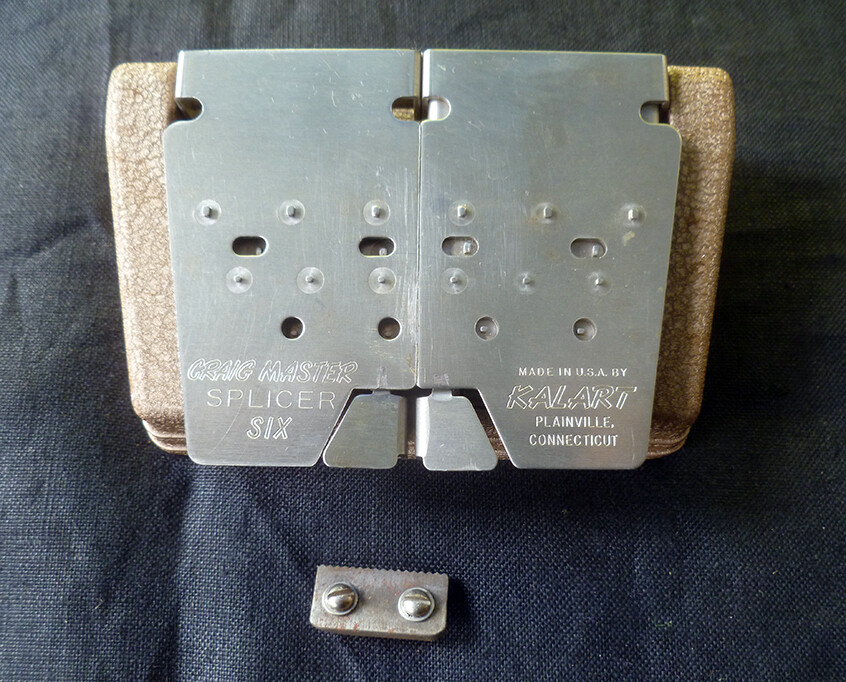 ~ vintage Craig MASTER SIX SPLICER ~ Model S-6 ~ 8mm, Super 8 & 16mm ~ FILM