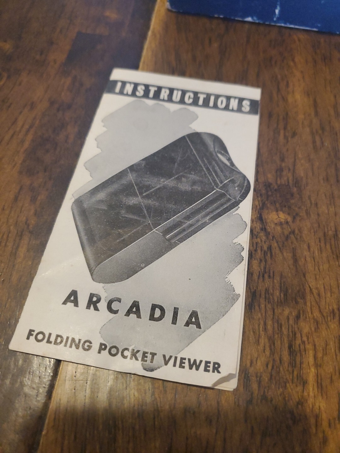 Vintage Arcadia Commander Viewer Pocket-Size Self-Light with Box and Instruction