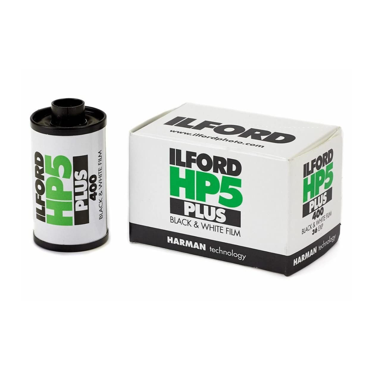 HP5 Plus ISO 400 Black and White 35mm Roll Film Bundle (36 Exposures, 5-Pack)…
