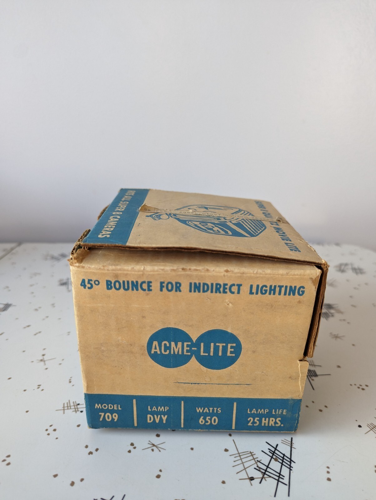 Vintage Cameralite 709 Acme-Lite Movie Camera Light for Super 8 Cameras