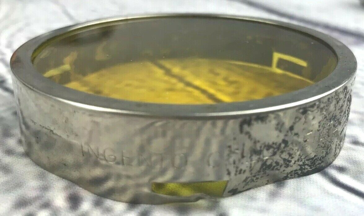 Vtg Burke & James Ingento Yellow Color Camera Lens Filter Series A USA 2.25”
