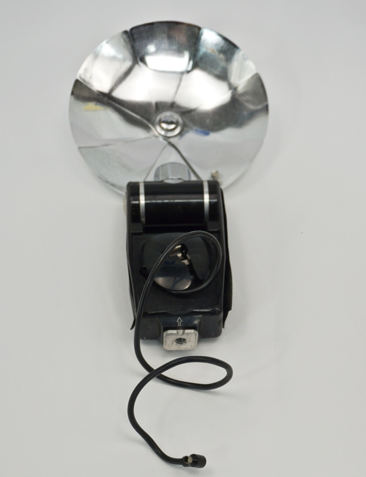 Vintage Agfa AGFALUX Compact Flash Bulb Unit Fold-out Reflector & Pouch Untested