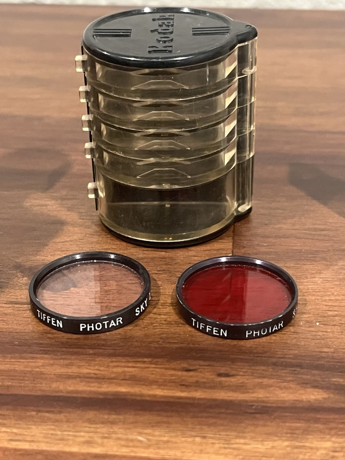 Vintage Photography Lot Vivitar Series 1 Macro Lens Tiffen Kodak Filters Case