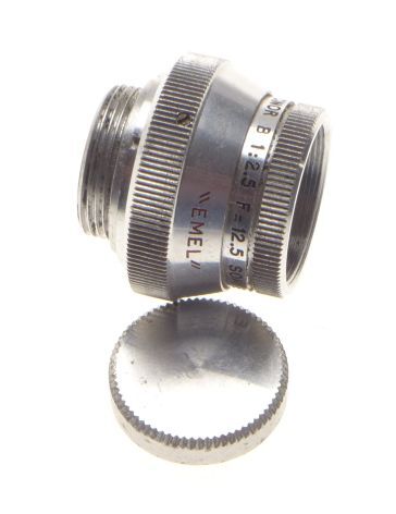 Som berthiot cinor b 1:2.5 f=12.5 emel movie camera d-mount lens w/cap