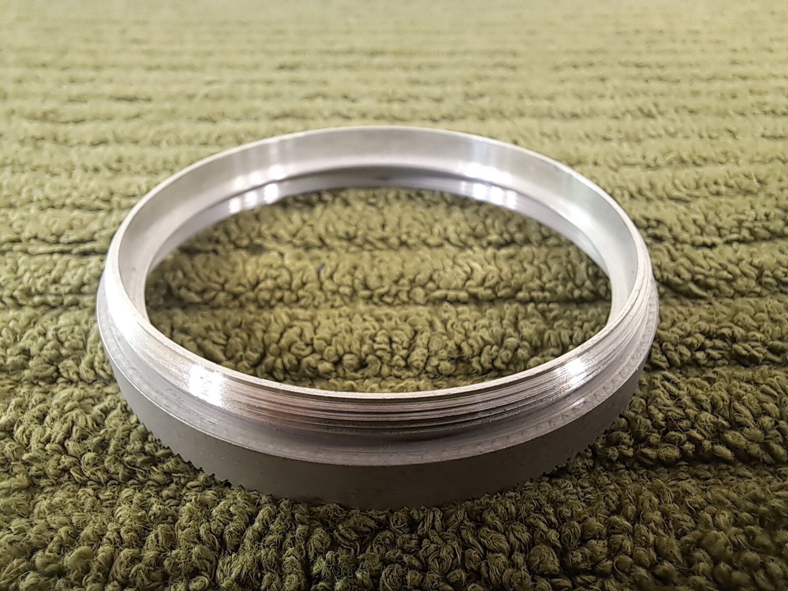 Vintage Silver Metal Lens Filter Retaining Ring Series 7 VII