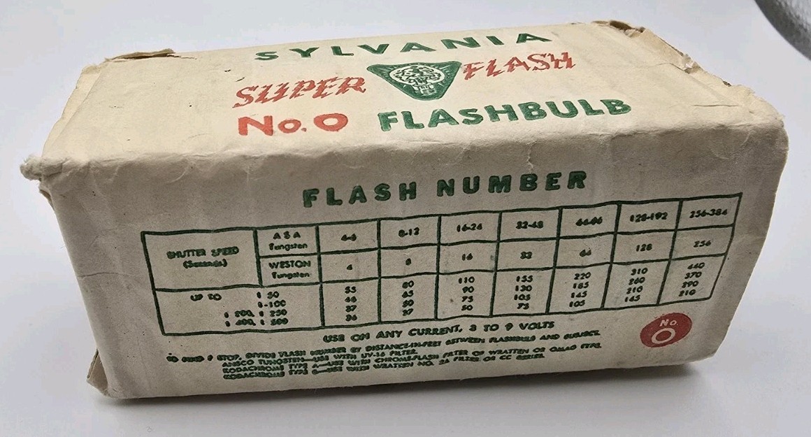 Sylvania Flashcube Flashbulb Blue Dot Super 10 Flip Super Flash M2 No. 0 M3B Lot
