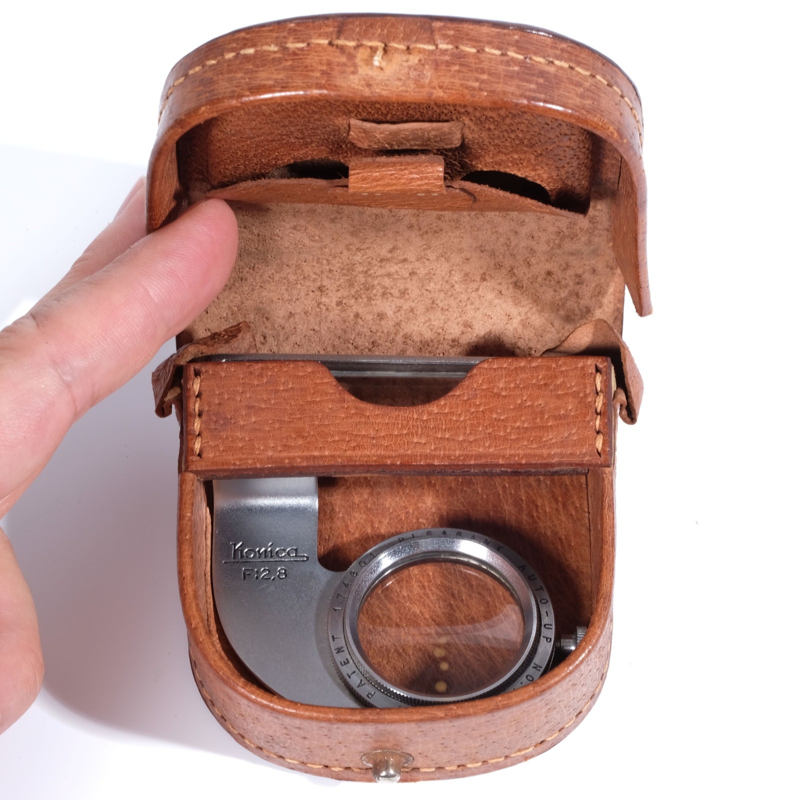 [Near MINT] Konica Pleasant Auto-Up No.1 Close-Up Lens 1m-50cm F2.8 w/Case JAPAN