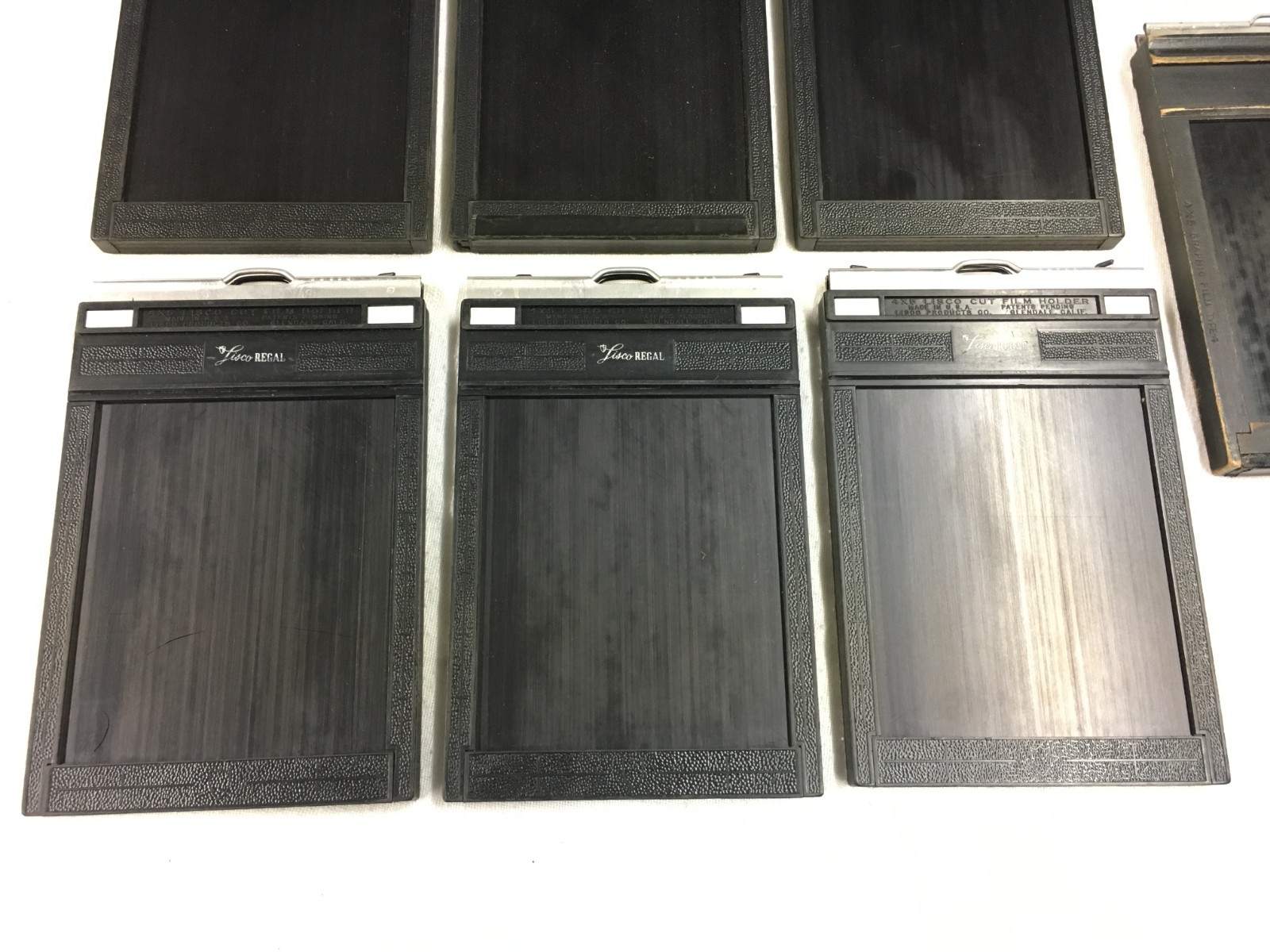 6 4×5 Lisco Regal Cut Film Holders 1 Folmer