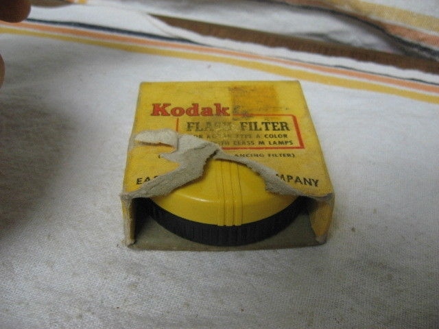 Vintage Kodak Series VI Wratten No. 81C Flash Filter for Type A Color Film w/