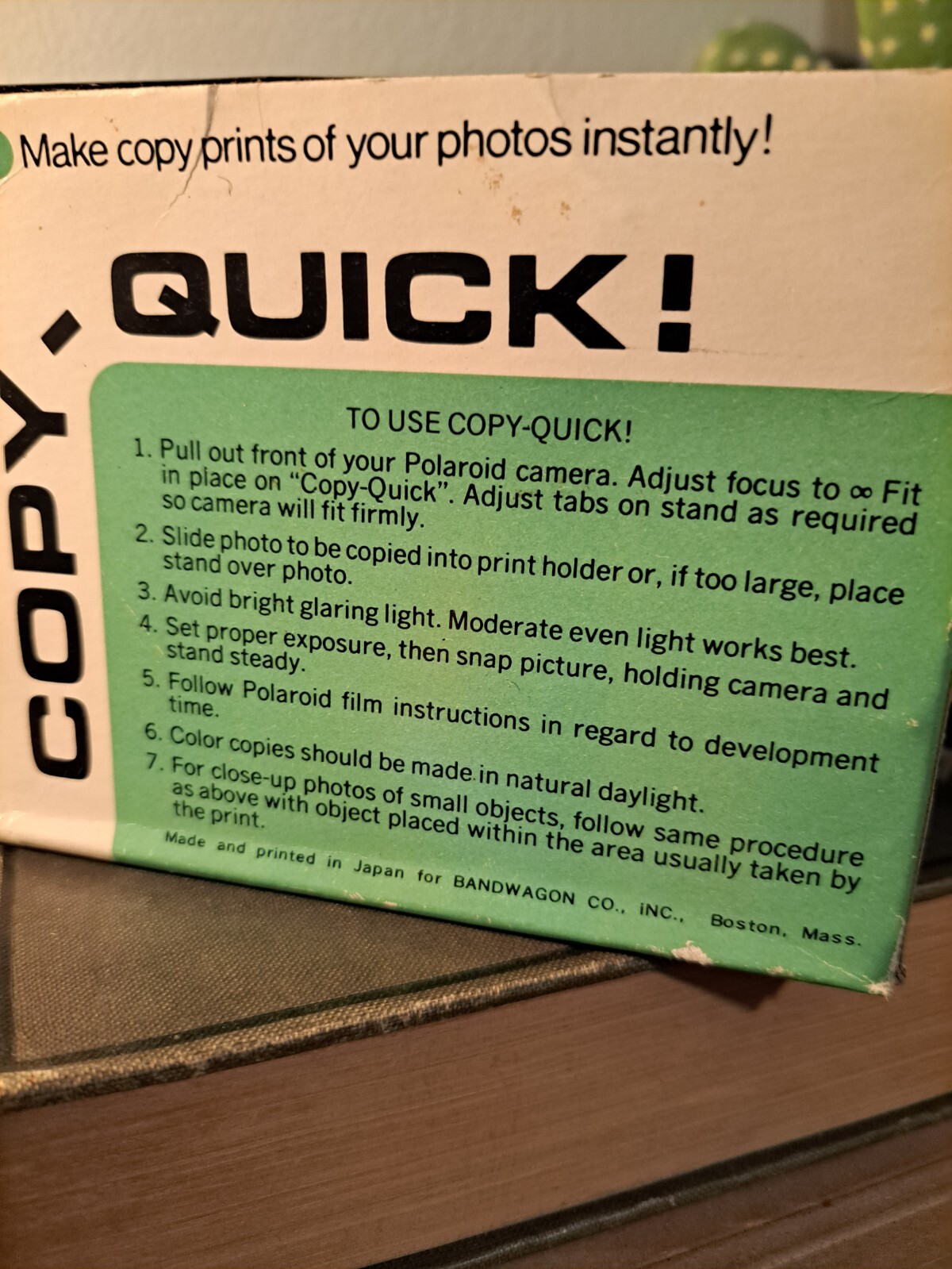 Polaroid Film Packed Cameras Series 200 100 Copy Quick Camera Attachment Vintage