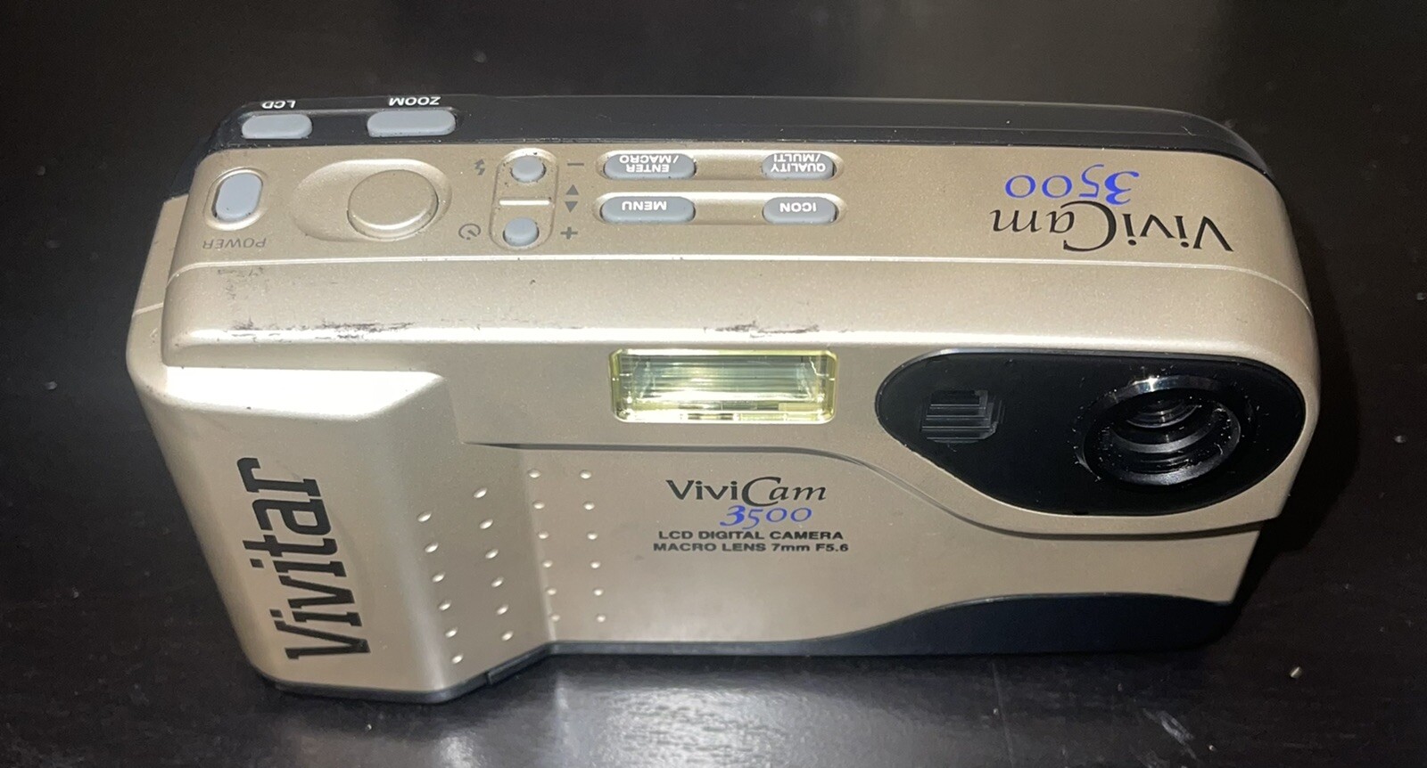 Vivitar ViviCam 3500 1.4MP Digital Camera DC-1500 1999 UNTESTED Parts Or Repair