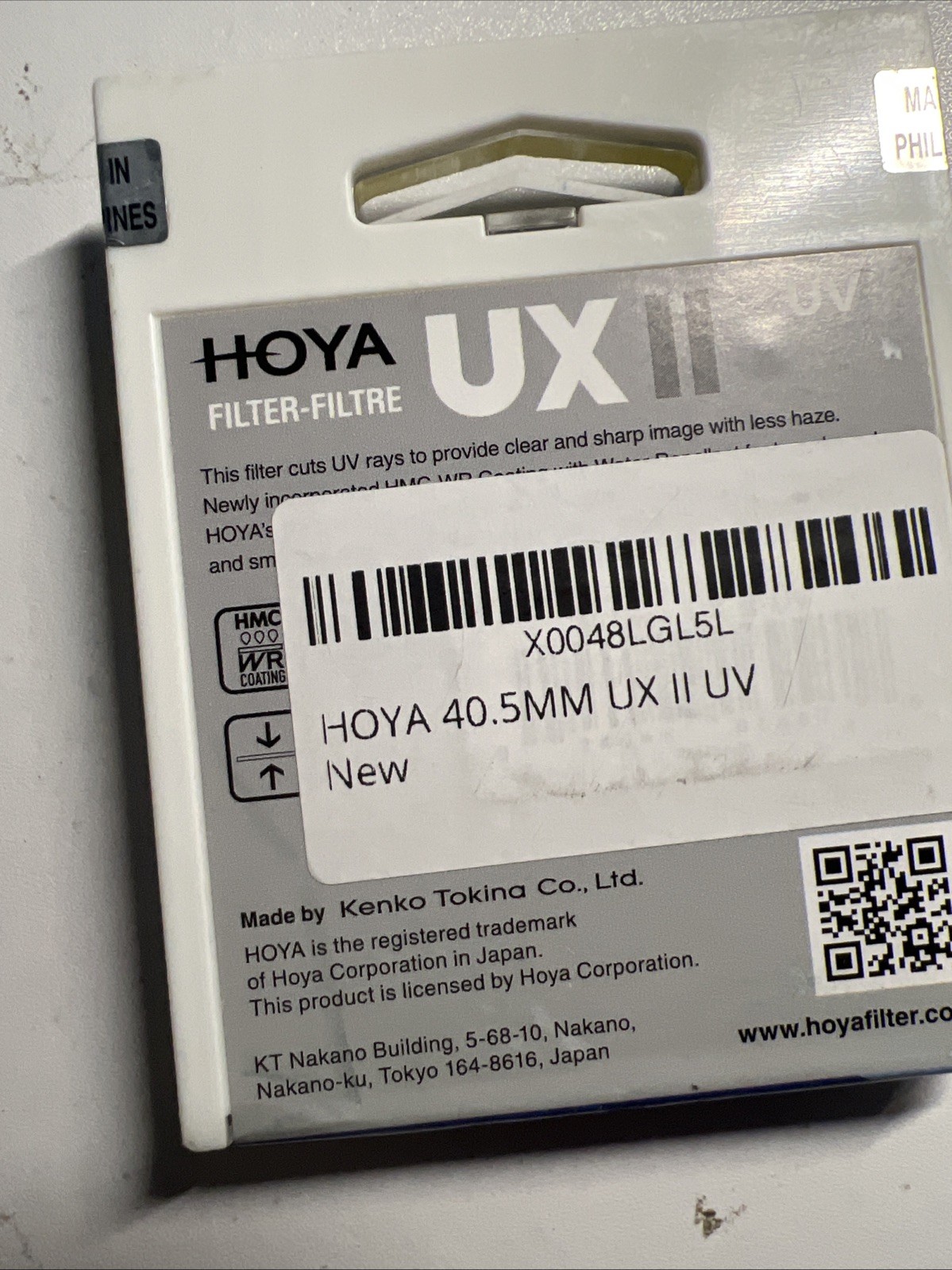 HOYA 40.5MM UX II CIR-PL – NEW – Made in Japan