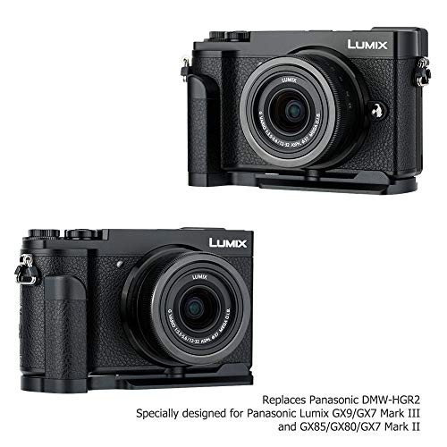 JJC Metal Hand Grip for Panasonic Lumix GX7 Mark III II GX7M3 and GX7M2