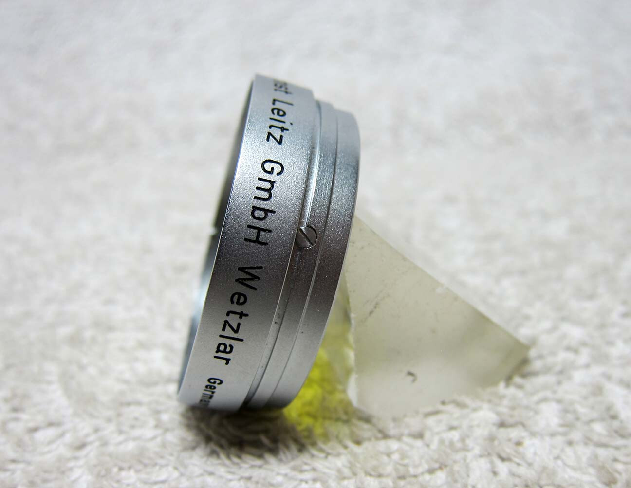 MINTY Vintage LEICA #2 YELLOW Push-On Lens FILTER- XROOU. LEITZ Wetzlar Summarit
