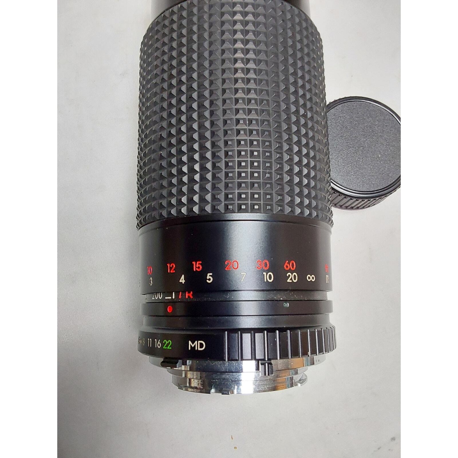 Polar MC Auto Zoom 1:4.5. F=80-200 mm Camera Lens No. 903897 with Caps & Bag