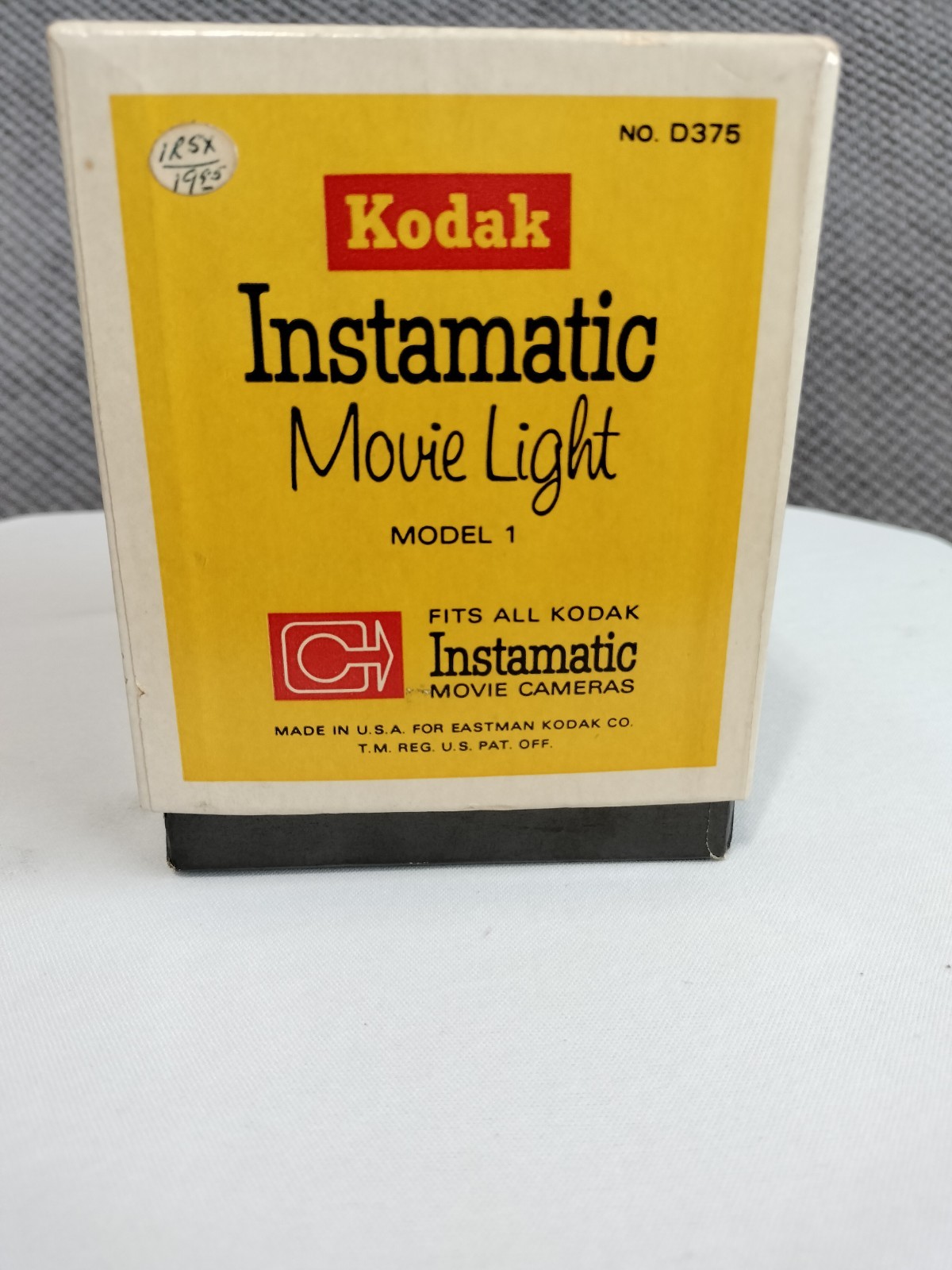 Vintage Kodak Instamatic Movie Light Model 1 # D375 Tested Working Original Box