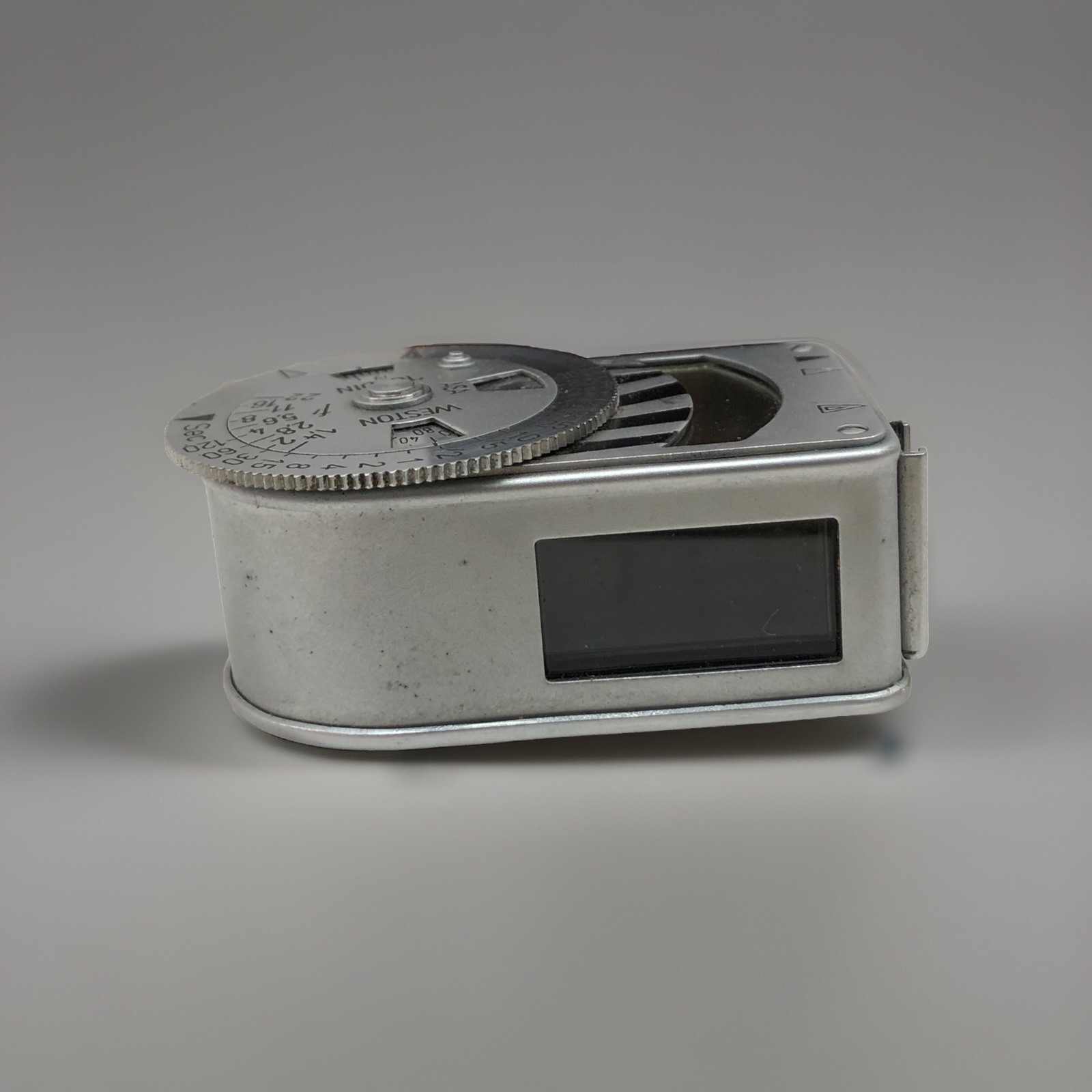 Vintage Metraphoh Metrawatt Slip On Accessory Analog Light Meter With Case