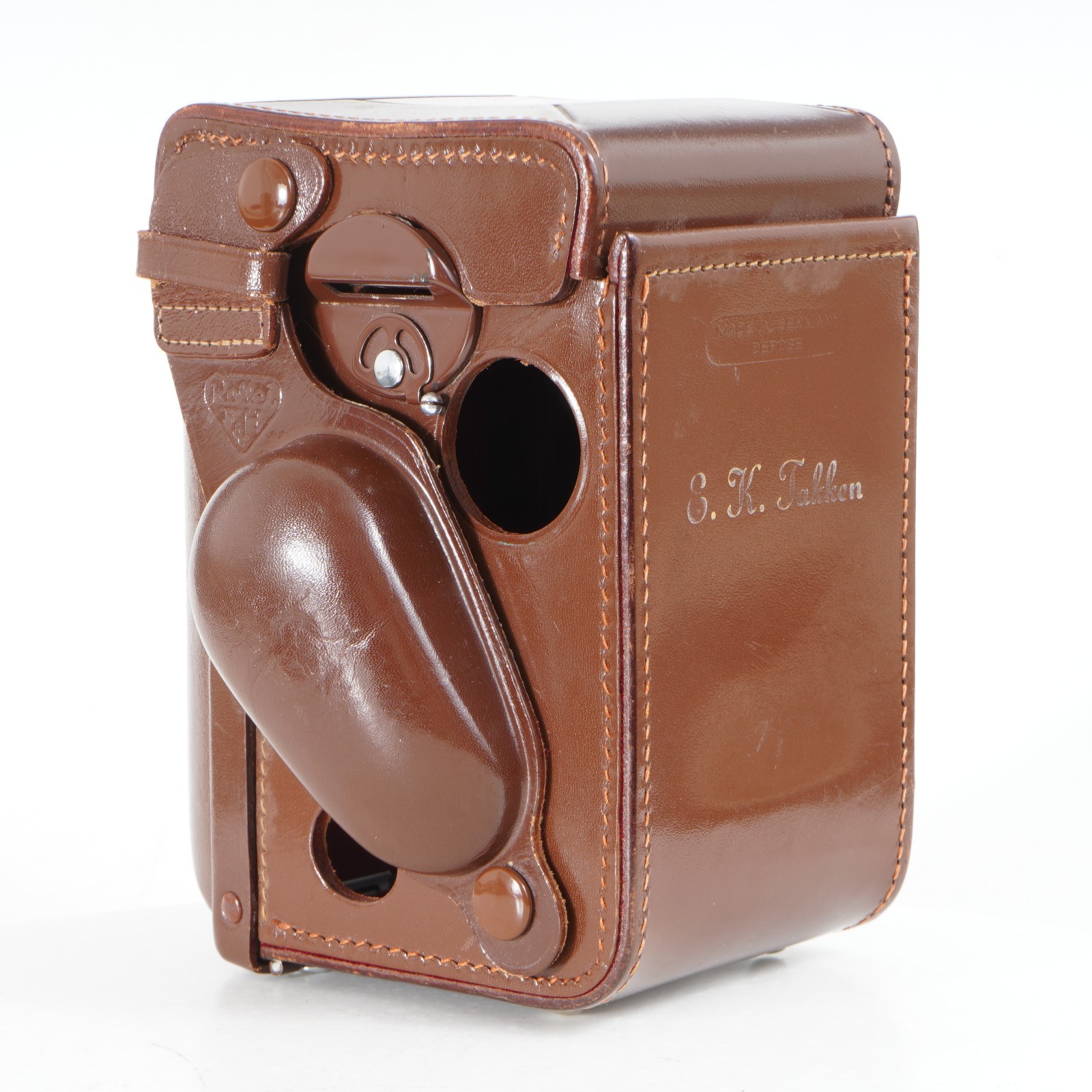 :[EX+++] Rolleiflex Genuine Leather Camera Case w/ Meter Cover for 2.8F & 3.5F