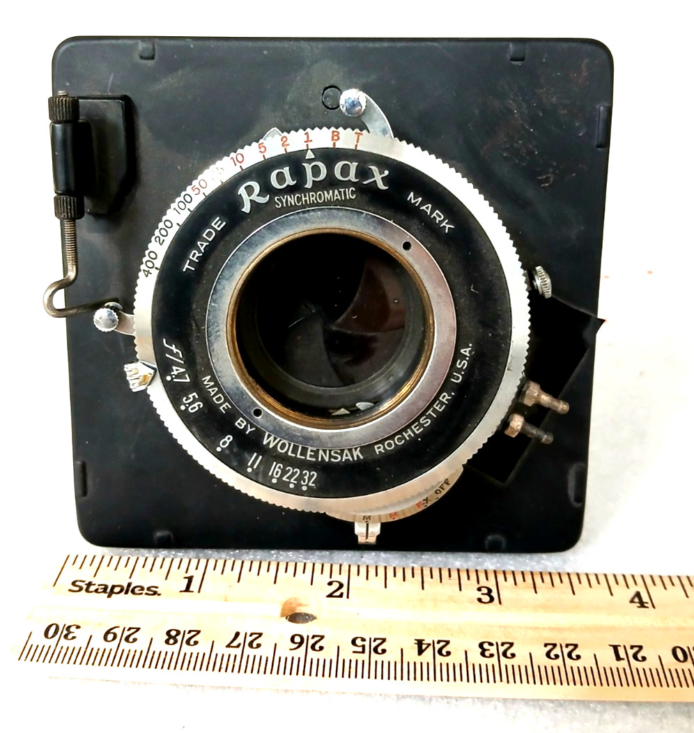 Wollensak Raptax Synchromatic Shutter – No Lens **WORKING**