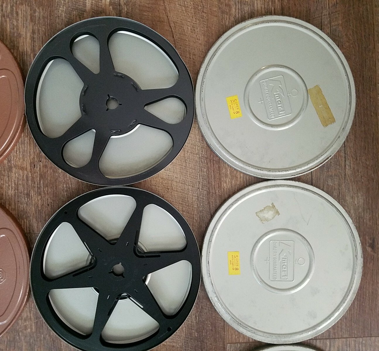Regular + Super 8 400ft Capacity Reels + Storage Case
