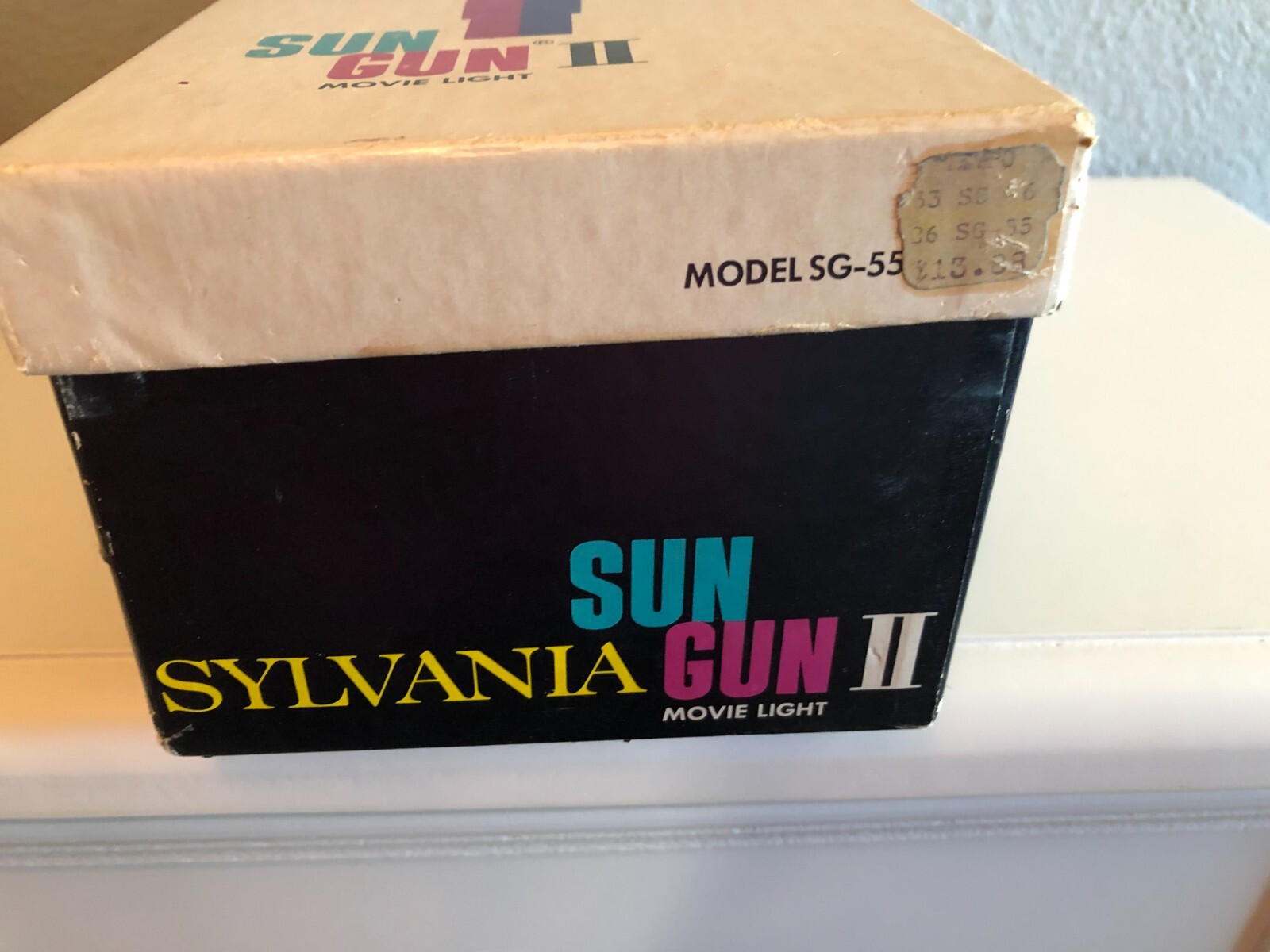 Vintage Sylvania Sun Gun II Movie Light w/Original Box – WORKS – Model SG-55