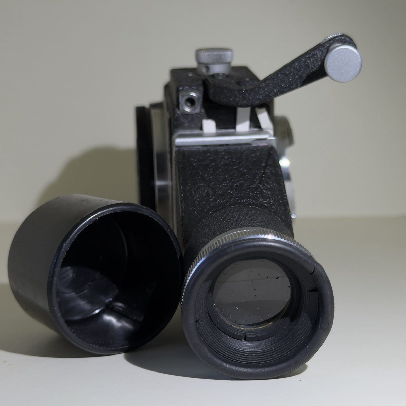 Leica Leitz Visoflex II w/ OTVXO 5x Vertical Magnifier Body Cap M Mount A15