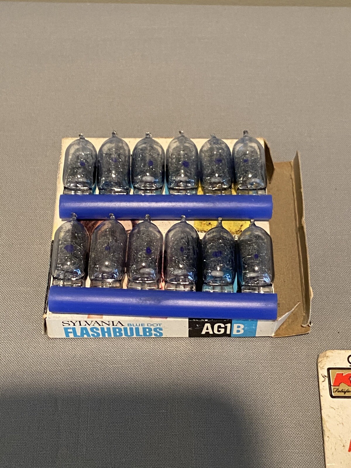 Vintage Sylvania Kmart Flashbulbs Blue Dot AG1B Lot of 4 Boxes 41 bulbs