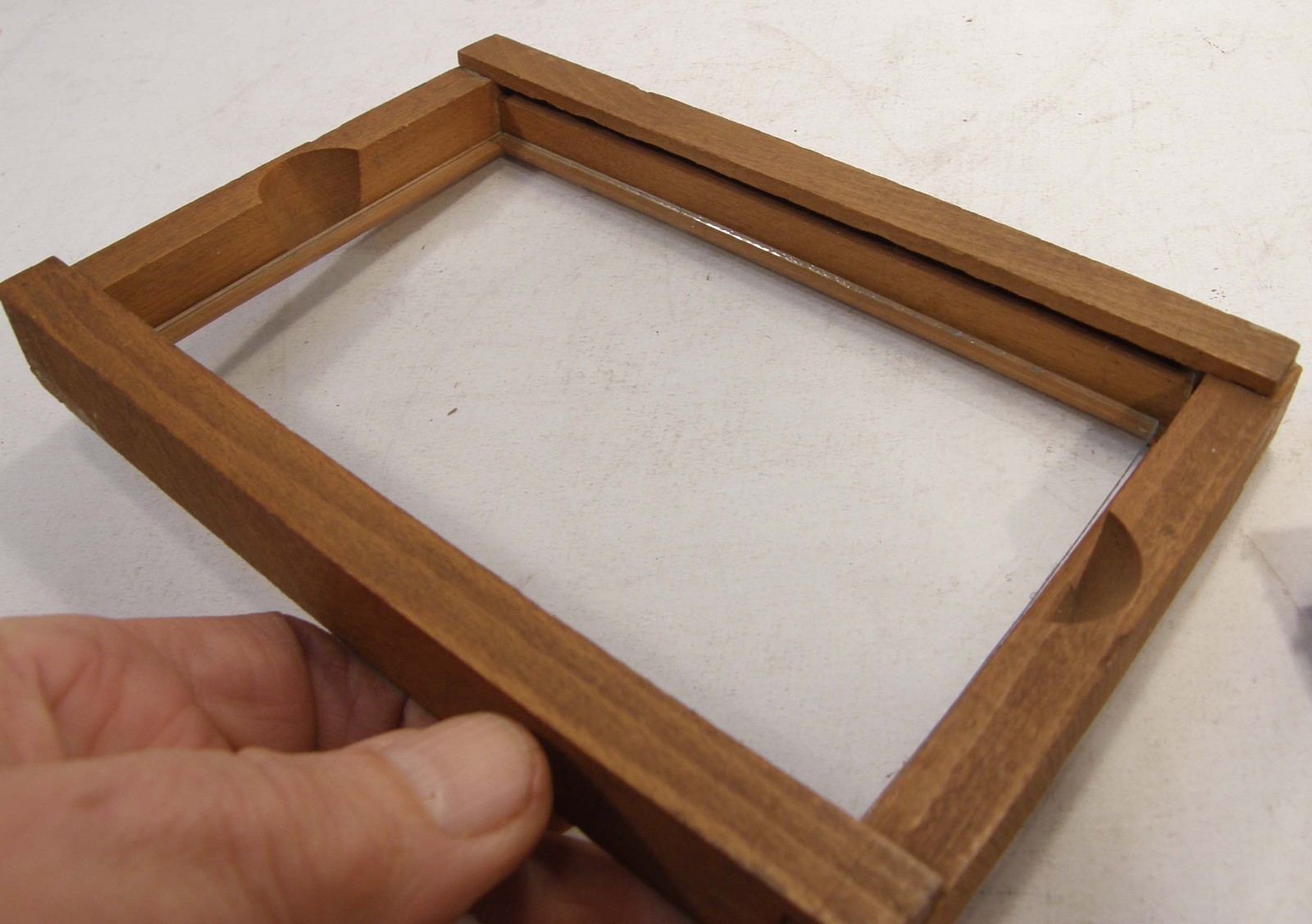 ANTIQUE VINTAGE EKCo EASTMAN WOODEN PRINTING FRAME FOR 3 1/4 X 5 1/2 NEGATIVES