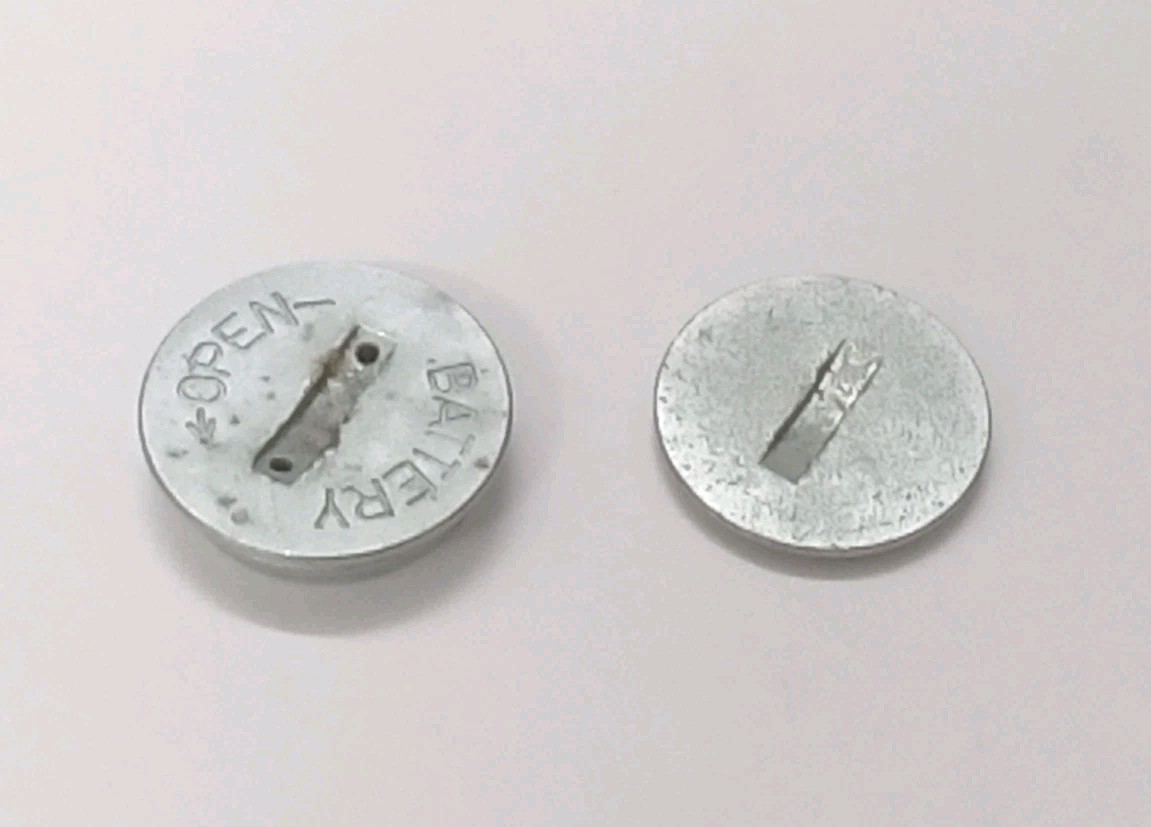 Pentax ME Battery Cap + Motor Drive Cap Original Used Spare Part.