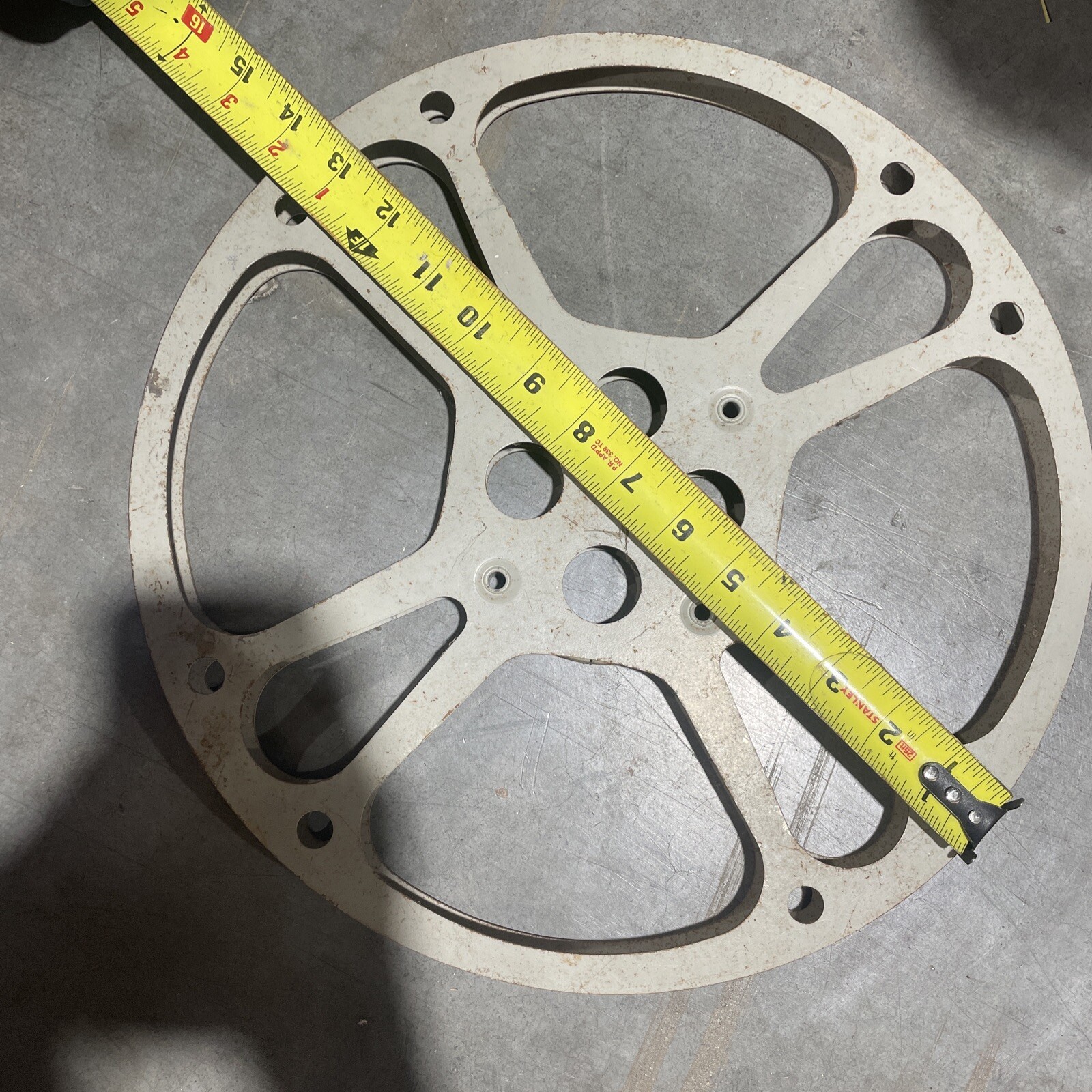 Large Vintage Movie And Slide GOLDBERG BROS Reel PAT D-1220T7 CB DENVER COLO