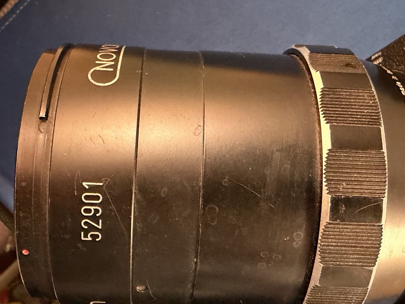 Novoflex vintage pistol grip with Noflexar 1:5.6 400mm lens