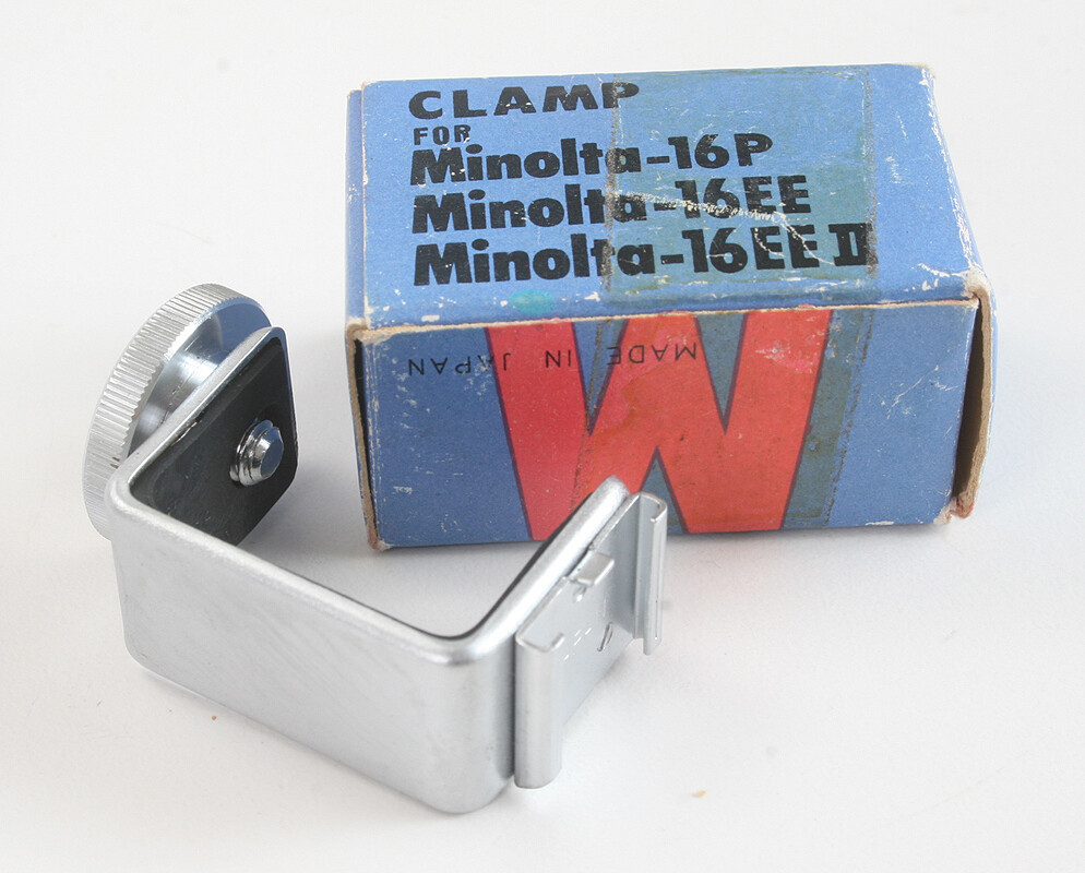 MINOLTA CLAMP FOR MINOLTA 16P, 16EE AND 16EE II IN WORN BOX/178292