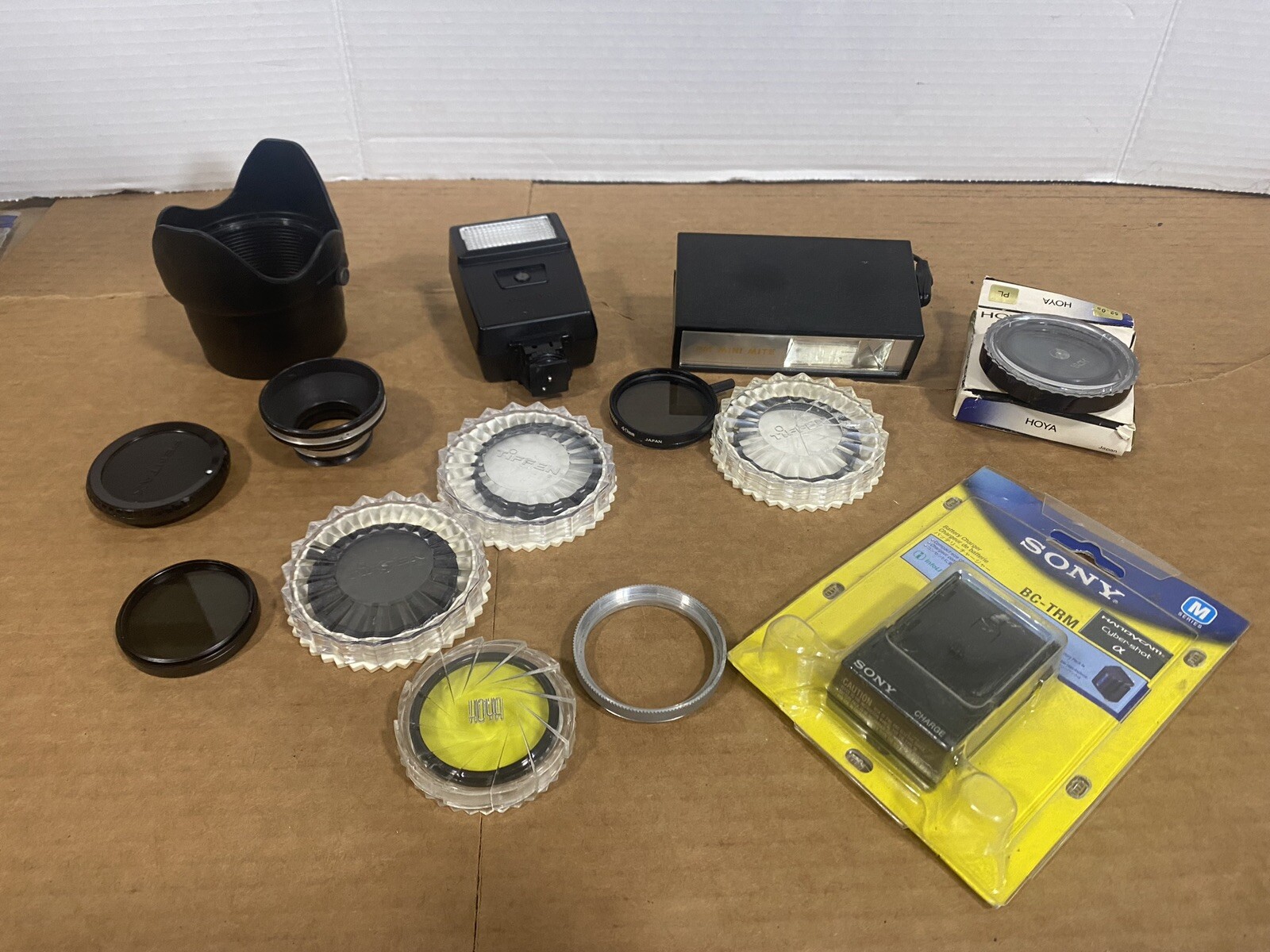 Lot Of 14 Camera Accessories- Hoya, Tiffen, Etc.