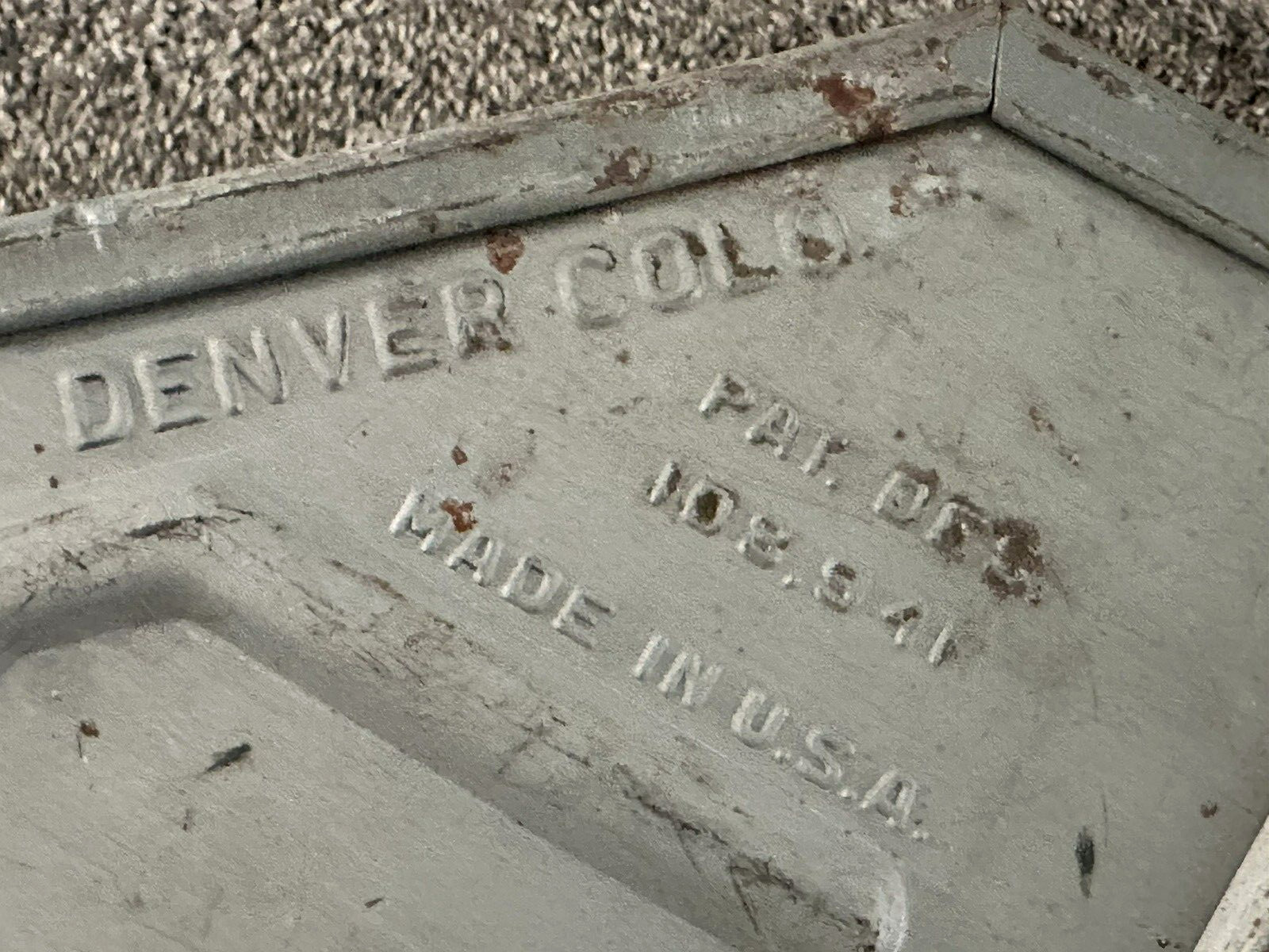Goldberg Bros DENVER, CO. Film Reel Shipping Container Theater MOVIE Hollywood