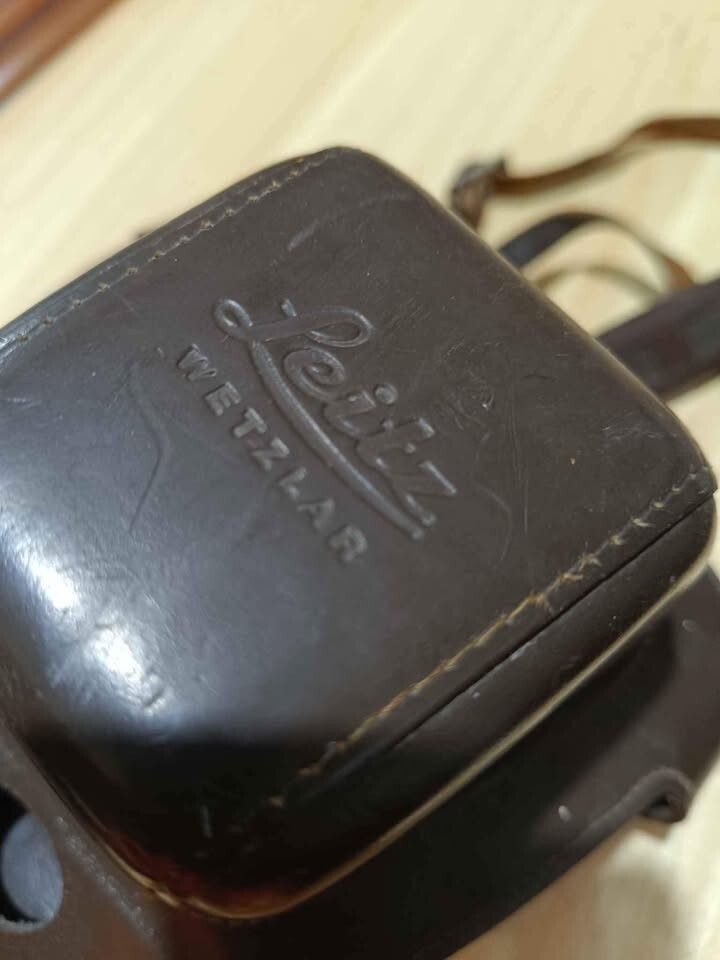 Vintage Brown Leather Leica Leitz Wetzlar Camera Case for Leicaflex SL/SL2 – Mod