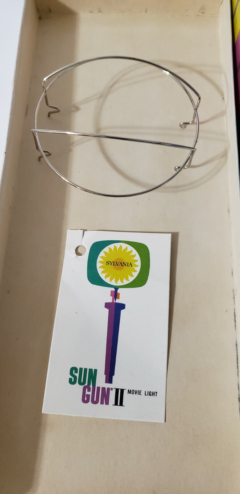 Vintage Sylvania Sun Gun II Movie Light Model SG-55 Original Box Works