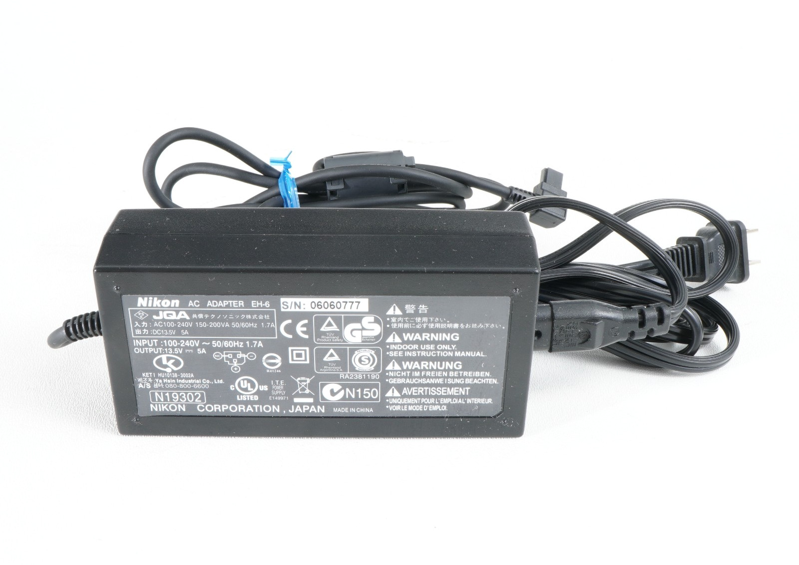 -Genuine Nikon EH-6 AC Power Adapter for Nikon D2x, D2h, D3, D3x D200 Camera