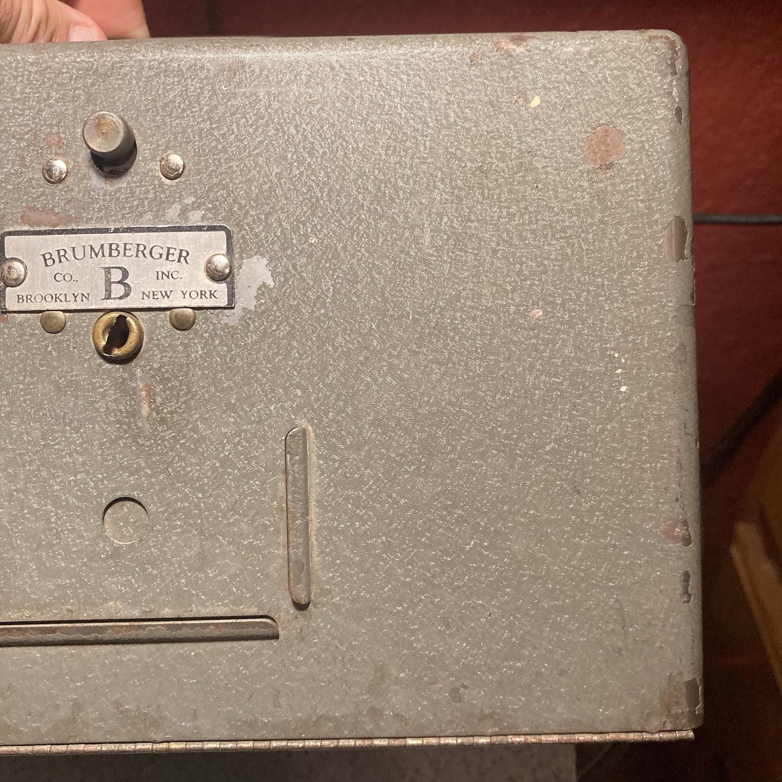 Vintage Brumberger Movie Case For 8mm Movies, w/ 7 movie Canisters, Reels