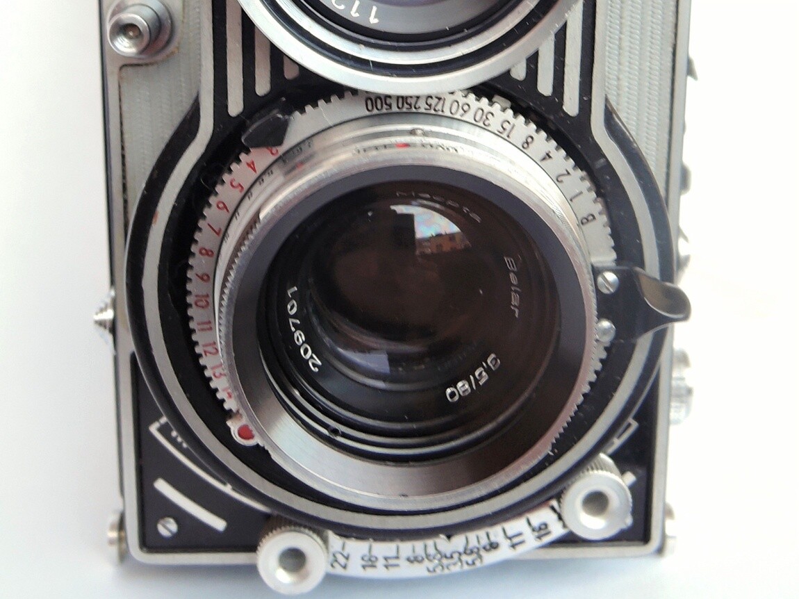 Flexaret UVO B36 Filter Meopta Accessories Bayonet RARE +right blue plastic box.