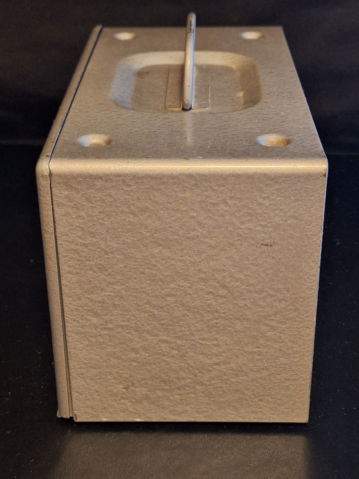 Brumberger 8mm 5″ 12 Reel Film Storage Cabinet Case Box Ejector w Reels & Cans
