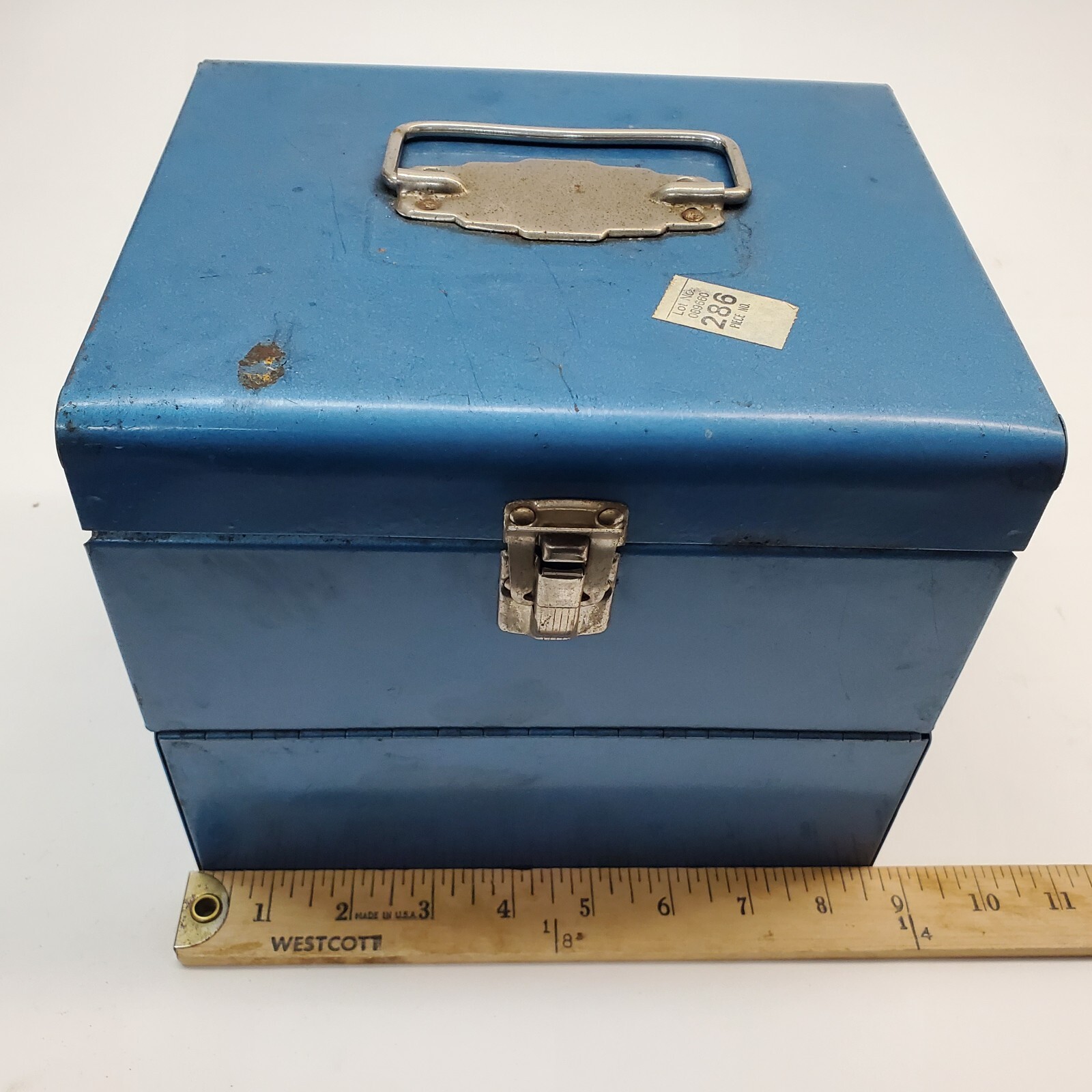 Vtg 1960s 8mm Film Reels Can w/ Metal Storage Container German Family Volkswagen