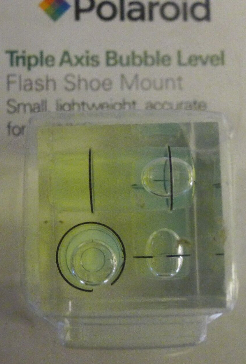 Polaroid Triple Axis Bubble Level Flash Shoe Mount for Sony Cameras – NOS / NEW
