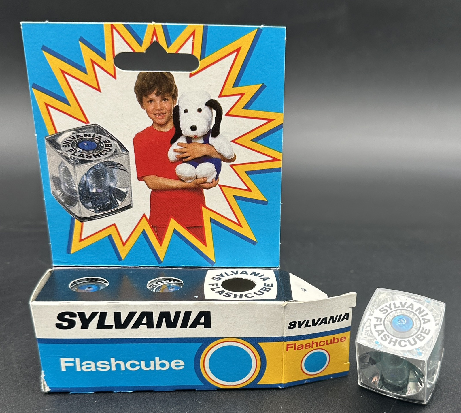 Vintage Sylvania Blue Dot Flash Cubes Case 12 Boxes of 3 Cubes 36 FC 4 GTE