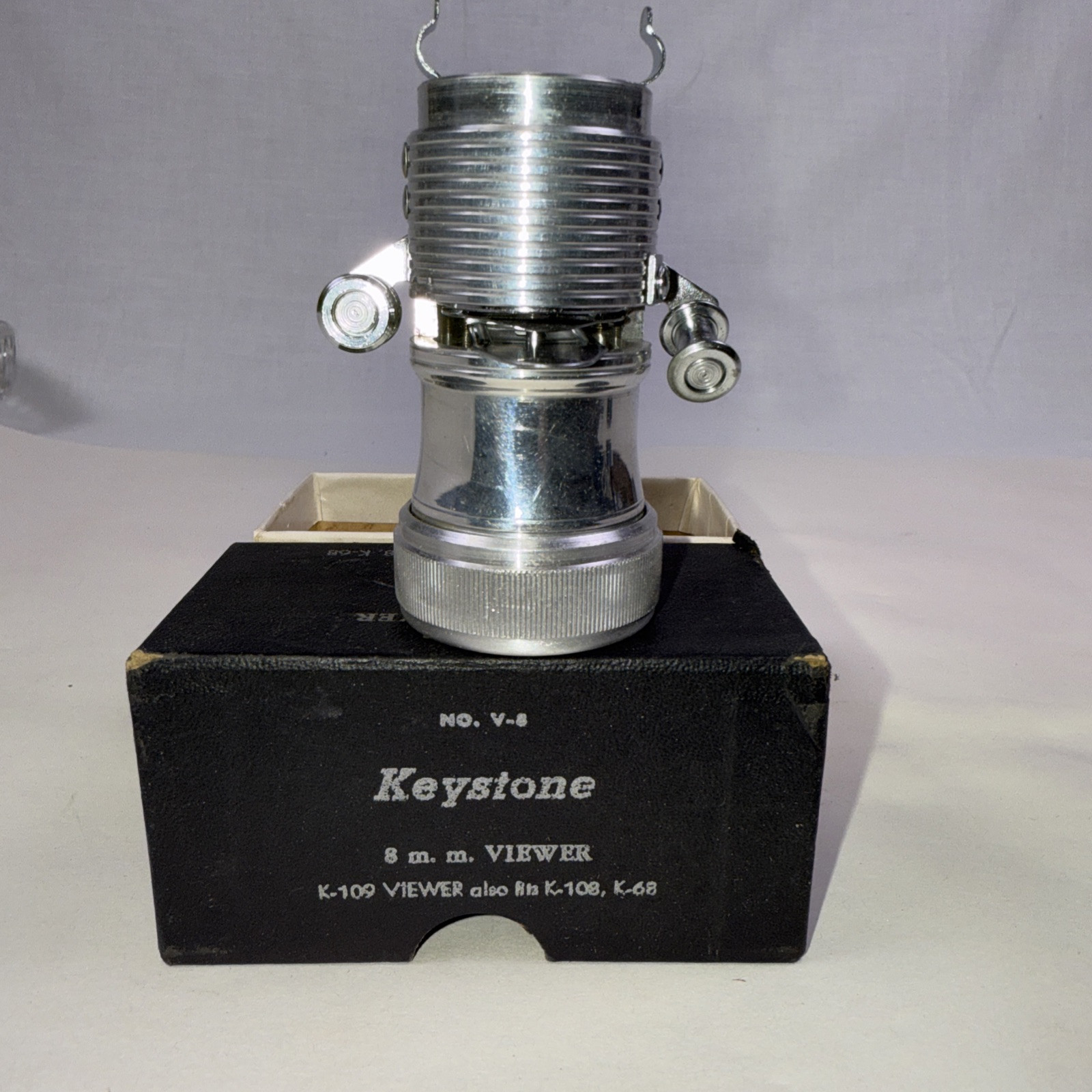VINTAGE KEYSTONE PROJECTORS NO. V-8 8MM VIEWER FOR K-109 K-108 K-68. New