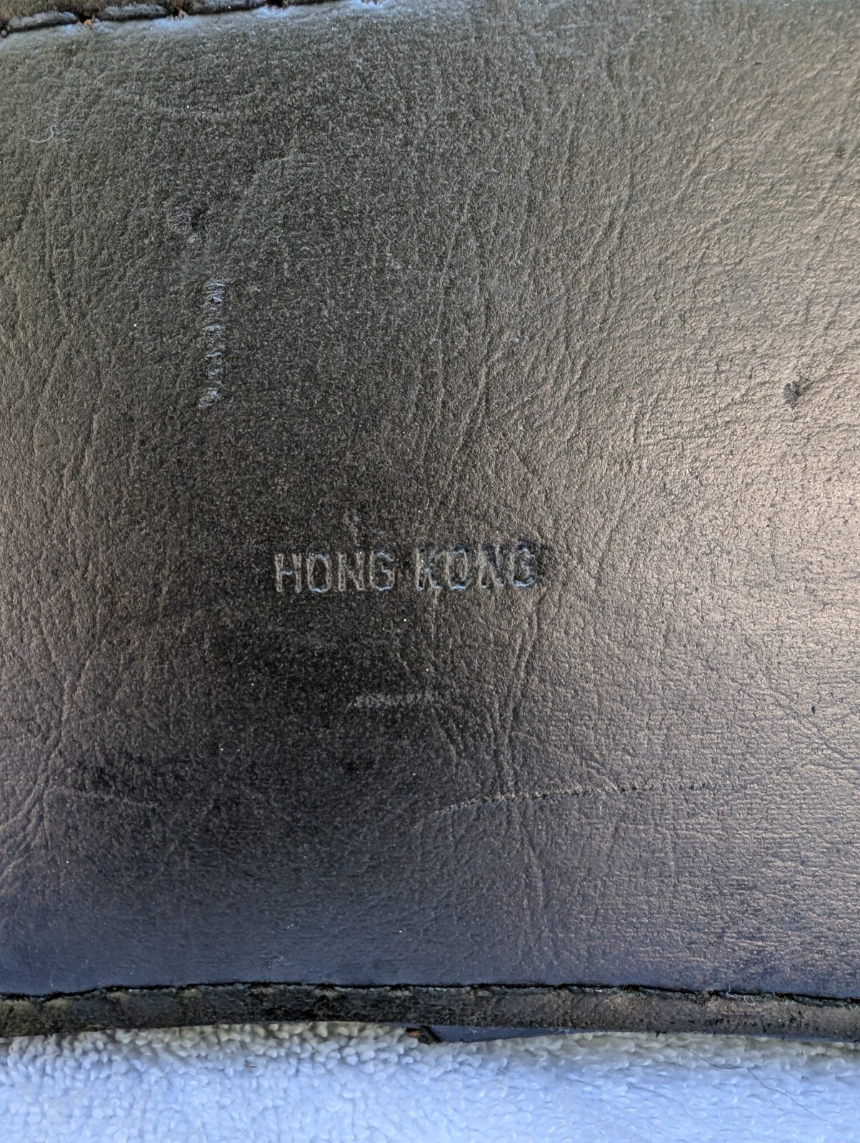 Vintage Leather Hard Camera Case Black Made In Hong Kong With Strap Red…