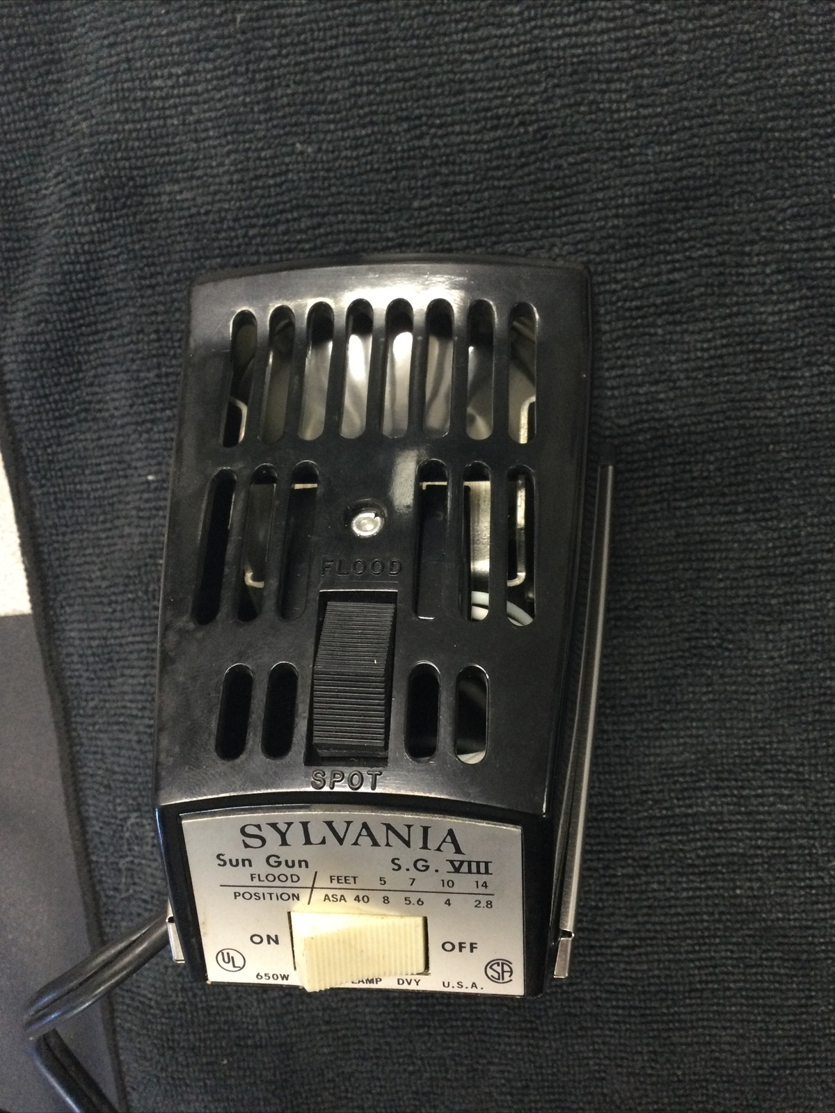 Sylvania Sun Gun S.G. VIII