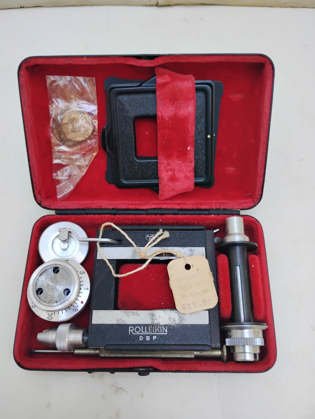 Vintage Rolleikin 35mm Film Adapter Kit Rolleiflex As-Is Estate Find Case DBP